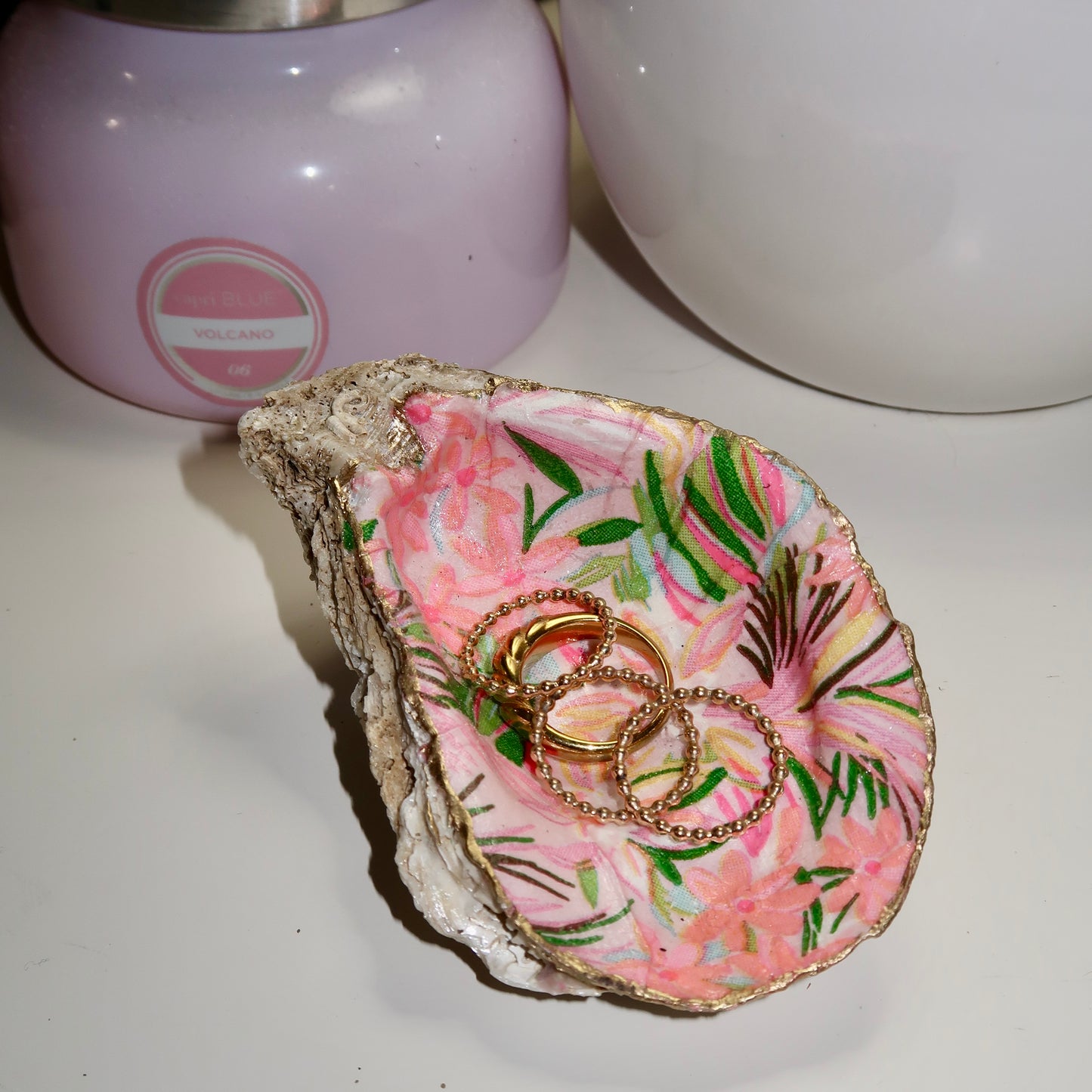 Palm Spring Oyster Shell Ring Dish No.3